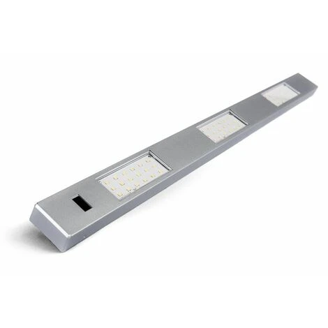 Paris Prix - Réglette Avec Sensor Led Pour Cuisine "alban" 53cm Argent 1 Paris Prix - Réglette Avec Sensor Led Pour Cuisine "alban" 53cm Argent