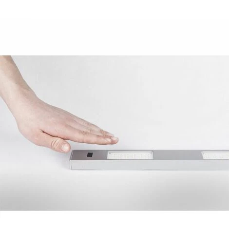 Paris Prix - Réglette Avec Sensor Led Pour Cuisine "alban" 53cm Argent 2 Paris Prix - Réglette Avec Sensor Led Pour Cuisine "alban" 53cm Argent – Image 2