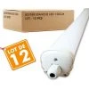 ARUM LIGHTING Lot De 12 Boitiers LED Etanche 120cm 36W IP65 | Température De Couleur: Blanc Froid 6000K