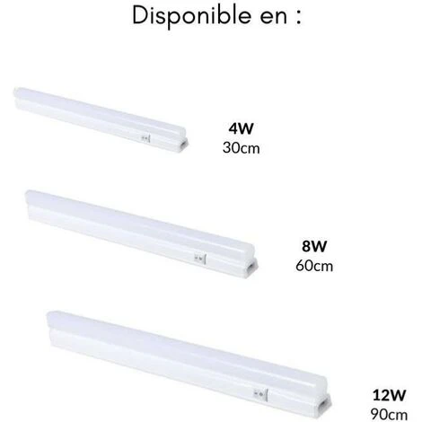 Tube Néon LED T5 90cm 12W 2 Têtes Avec Interrupteur - Blanc Chaud 2300K - 3500K - SILAMP - Blanc Chaud 2300K - 3500K 5 Tube Néon LED T5 90cm 12W 2 Têtes Avec Interrupteur - Blanc Chaud 2300K - 3500K - SILAMP - Blanc Chaud 2300K - 3500K – Image 5