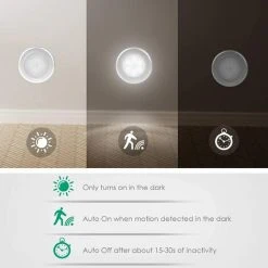 THSINDE Lampes De Placard, Lampes à Détecteur De Mouvement D'intérieur, Lampes De Placard à LED Alimentées Par Batterie, Veilleuses De Sport Fixées à N'importe Quel Endroit, Lampes D'escalier, Appliques Murales, Utilisées Dans Les Couloirs, Les Chambres, Les Cuis 7 THSINDE Lampes De Placard, Lampes à Détecteur De Mouvement D'intérieur, Lampes De Placard à LED Alimentées Par Batterie, Veilleuses De Sport Fixées à N'importe Quel Endroit, Lampes D'escalier, Appliques Murales, Utilisées Dans Les Couloirs, Les Chambres, Les Cuis -Promos Réglette & réglette LED Boutique 35099473 3