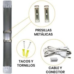 LED ATOMANT SL Luminaire LED Lineal Surface Avec Commutateur 60cm 20W 1700LM 6500K | Blanc Froid 6500K - Pack 1 Pce. - Blanc Froid 6500K 9 LED ATOMANT SL Luminaire LED Lineal Surface Avec Commutateur 60cm 20W 1700LM 6500K | Blanc Froid 6500K - Pack 1 Pce. - Blanc Froid 6500K -Promos Réglette & réglette LED Boutique 36290990 5
