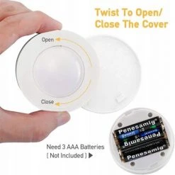 ILOVEMILAN Petite Ampoule Décoration Armoire Lumière Lumière Blanche 3 Pièces + Télécommande 7 ILOVEMILAN Petite Ampoule Décoration Armoire Lumière Lumière Blanche 3 Pièces + Télécommande -Promos Réglette & réglette LED Boutique 36578594 3