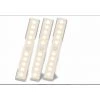 TRIOMPHE Lampe LED Detecteur Mouvement Interieur - 3 Paquet 10 LED Placard Dressing Sans Fil Eclairage à Pile Avec Adhesive Lampe Sous Meuble Cuisine Pour Armoire Escalier Lumiere Automatique Veilleuse Chaud