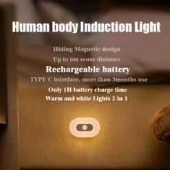 ASUPERMALL Veilleuses Sans Fil Detecteur De Mouvement Lampe De Chambre Armoires De Cuisine Lumiere Escalier Placard Salle Allee Eclairage Applique Murale,Blanc 8 ASUPERMALL Veilleuses Sans Fil Detecteur De Mouvement Lampe De Chambre Armoires De Cuisine Lumiere Escalier Placard Salle Allee Eclairage Applique Murale,Blanc -Promos Réglette & réglette LED Boutique 37668800 4