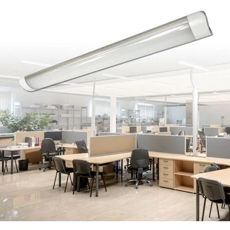 BARCELONA LED Réglette LED 60cm 16W 1400lm 4000K IP20 | Blanc Froid - Blanc Froid 2 BARCELONA LED Réglette LED 60cm 16W 1400lm 4000K IP20 | Blanc Froid - Blanc Froid – Image 2