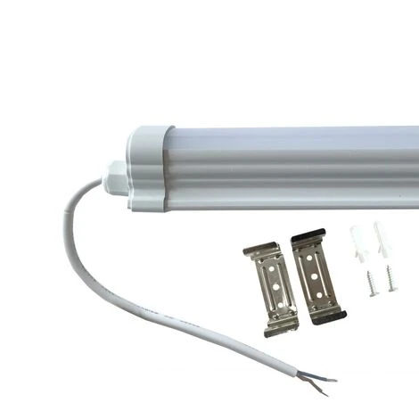 Réglette Lumineuse étanche 150cm 50W IP65 (Pack De 10) - Blanc Neutre 4000K - 5500K - SILAMP - Blanc Neutre 4000K - 5500K 4 Réglette Lumineuse étanche 150cm 50W IP65 (Pack De 10) - Blanc Neutre 4000K - 5500K - SILAMP - Blanc Neutre 4000K - 5500K – Image 4