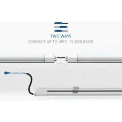 ANTEN Luminaire LED étanche à L'humidité / 1,49 M / 45 W / 4000 K / 4000-4500LM / économie D'énergie [classe énergétique A +] -Promos Réglette & réglette LED Boutique 39299379 3