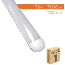 LED ATOMANT SL Luminaire LED Lineal Surface Slim Plus 125cm 72W 7200LM | Blanc Froid 6500K - Pack 1 Pce.