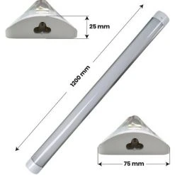 LED ATOMANT SL Luminaire LED Lineal Surface Avec Commutateur 120cm 40W 3300LM 6500K | Blanc Froid 6500K - Pack 1 Pce. - Blanc Froid 6500K 8 LED ATOMANT SL Luminaire LED Lineal Surface Avec Commutateur 120cm 40W 3300LM 6500K | Blanc Froid 6500K - Pack 1 Pce. - Blanc Froid 6500K -Promos Réglette & réglette LED Boutique 40375388 4