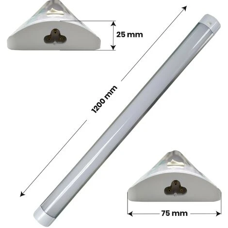 LED ATOMANT SL Luminaire LED Lineal Surface Avec Commutateur 120cm 40W 3300LM 6500K | Blanc Froid 6500K - Pack 1 Pce. - Blanc Froid 6500K 4 LED ATOMANT SL Luminaire LED Lineal Surface Avec Commutateur 120cm 40W 3300LM 6500K | Blanc Froid 6500K - Pack 1 Pce. - Blanc Froid 6500K – Image 4