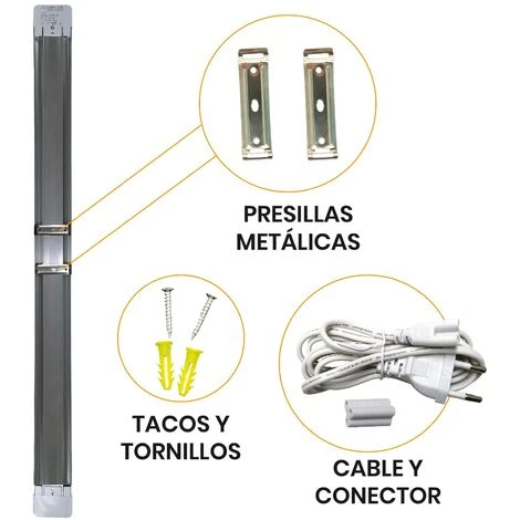 LED ATOMANT SL Luminaire LED Lineal Surface Avec Commutateur 120cm 40W 3300LM 6500K | Blanc Froid 6500K - Pack 1 Pce. - Blanc Froid 6500K 5 LED ATOMANT SL Luminaire LED Lineal Surface Avec Commutateur 120cm 40W 3300LM 6500K | Blanc Froid 6500K - Pack 1 Pce. - Blanc Froid 6500K – Image 5