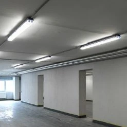 ETC-SHOP Plafonnier D'atelier LED 120 Cm étanche à L'humidité Blanc Neutre, Tube IP65, 1x LED 24W 3840lm 4500K, Garage En Sous-sol, Lot De 4 -Promos Réglette & réglette LED Boutique 41893946 5