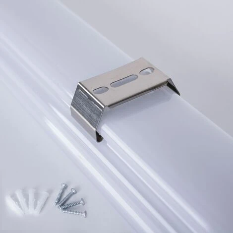 ETC-SHOP Plafonnier D'atelier LED 120 Cm étanche à L'humidité Blanc Neutre, Tube IP65, 1x LED 24W 3840lm 4500K, Garage En Sous-sol, Lot De 6 5 ETC-SHOP Plafonnier D'atelier LED 120 Cm étanche à L'humidité Blanc Neutre, Tube IP65, 1x LED 24W 3840lm 4500K, Garage En Sous-sol, Lot De 6 – Image 5