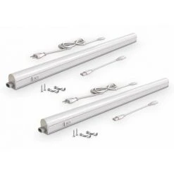 B.K.Licht Lot De 2 Réglettes LED Pour Cuisine Et Atelier, Platine LED 15W, Longueur 873 Mm, 1500 Lm, Lumière Blanche Neutre 4000K