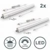 B.K.Licht Lot De 2 Réglettes LED Pour Cuisine Et Atelier, Platine LED 8W, Longueur 573 Mm, 700 Lm, Lumière Blanche Neutre 4000K