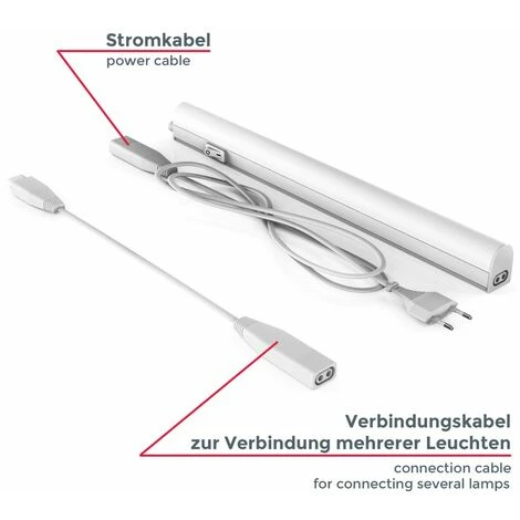 B.K.Licht Lot De 2 Réglettes LED Pour Cuisine Et Atelier, Platine LED 4W, Longueur 313 Mm, 400 Lm, Lumière Blanche Neutre 4000K 5 B.K.Licht Lot De 2 Réglettes LED Pour Cuisine Et Atelier, Platine LED 4W, Longueur 313 Mm, 400 Lm, Lumière Blanche Neutre 4000K – Image 5