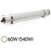 MIIDEX LIGHTING Tubulaire LED 60W (540W) IP67 Opale 1500 Mm Chainable Blanc Jour 4000°K