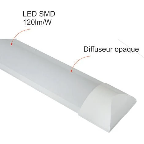 LUTECE-ARC Réglette LED Intégrée IP20 36W 4320lm - 6500K Lumière Du Jour 2 LUTECE-ARC Réglette LED Intégrée IP20 36W 4320lm - 6500K Lumière Du Jour – Image 2