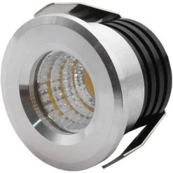 Mini Spots LED Encastrables, 3 W, Blanc Chaud, Pour Vitrine, Station D'intérieur, éclairage De Plaque De Plâtre, Avec Transformateur Lot De 4 Irisfr（argent) -Promos Réglette & réglette LED Boutique 44090702 4