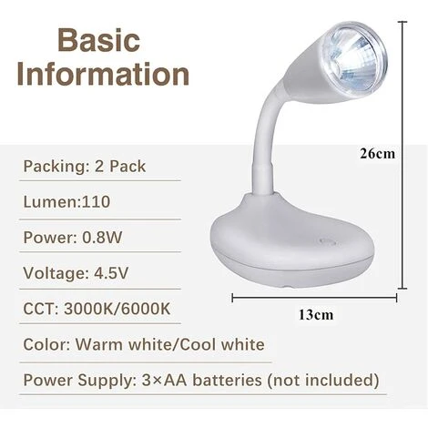 IRISFR Spots Muraux LED à Piles Sans Fil Avec Télécommande Spots De Plafond Luminosité Réglable Lampe De Placard 3000K Lampe Murale LED Interieur Avec Interrupteur Couloir Cuisine Blanc Froid(2 Pcs,lumière Blanche) 2 IRISFR Spots Muraux LED à Piles Sans Fil Avec Télécommande Spots De Plafond Luminosité Réglable Lampe De Placard 3000K Lampe Murale LED Interieur Avec Interrupteur Couloir Cuisine Blanc Froid(2 Pcs,lumière Blanche) – Image 2