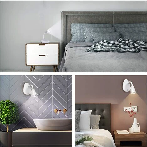 IRISFR Spots Muraux LED à Piles Sans Fil Avec Télécommande Spots De Plafond Luminosité Réglable Lampe De Placard 3000K Lampe Murale LED Interieur Avec Interrupteur Couloir Cuisine Blanc Froid(2 Pcs,lumière Blanche) 5 IRISFR Spots Muraux LED à Piles Sans Fil Avec Télécommande Spots De Plafond Luminosité Réglable Lampe De Placard 3000K Lampe Murale LED Interieur Avec Interrupteur Couloir Cuisine Blanc Froid(2 Pcs,lumière Blanche) – Image 5