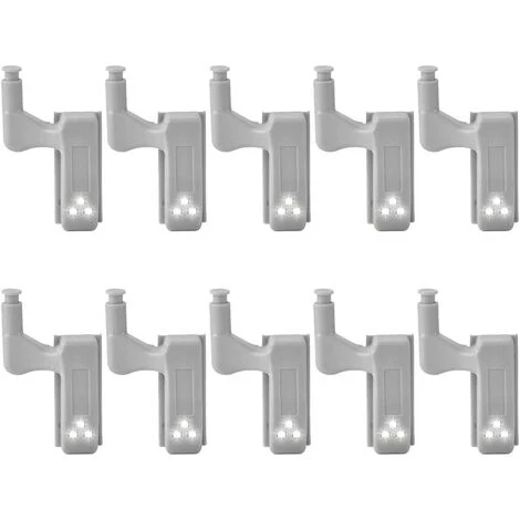 VERSAILLESFR 10 Pcs Led Cabinet Lumière 12v 23A Batterie Alimenté Capteur D'éclairage Auto Off/sur Pour Cuisine à Domicile Placard, Armoire, Salon, Placard Chambre, Armoire LED Charnière Lumières De Nuit -Versailles 1 VERSAILLESFR 10 Pcs Led Cabinet Lumière 12v 23A Batterie Alimenté Capteur D'éclairage Auto Off/sur Pour Cuisine à Domicile Placard, Armoire, Salon, Placard Chambre, Armoire LED Charnière Lumières De Nuit -Versailles
