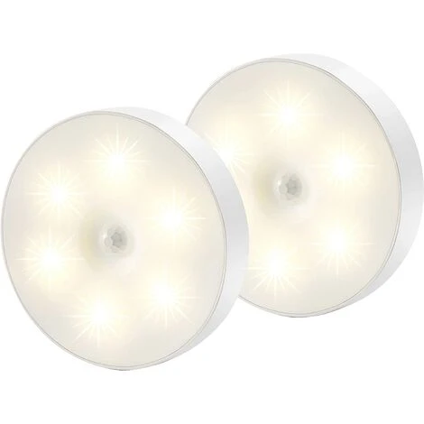 VERSAILLESFR Veilleuse Led, Magnétique Lampe Detecteur De Mouvement Interieur Avec Tampons Adhésifs Gratuits, Coller N'importe Où, Capteur Sans Fil USB Rechargeable | Blanc Chaud | Paquet De 2 -Versailles 1 VERSAILLESFR Veilleuse Led, Magnétique Lampe Detecteur De Mouvement Interieur Avec Tampons Adhésifs Gratuits, Coller N'importe Où, Capteur Sans Fil USB Rechargeable | Blanc Chaud | Paquet De 2 -Versailles