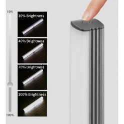 ASUPERMALL Éclairage Sous L'Armoire Capteur De Lumière à Led Diy Stick-On Sous L'Aimant D'Éclairage De Comptoir Veilleuse à Capteur De Mouvement Usb Murale Pour Placards Escaliers De Cuisine 3 Modes D'Éclairage, 10cm, Blanc - 10cm, Blanc 9 ASUPERMALL Éclairage Sous L'Armoire Capteur De Lumière à Led Diy Stick-On Sous L'Aimant D'Éclairage De Comptoir Veilleuse à Capteur De Mouvement Usb Murale Pour Placards Escaliers De Cuisine 3 Modes D'Éclairage, 10cm, Blanc - 10cm, Blanc -Promos Réglette & réglette LED Boutique 47041314 5