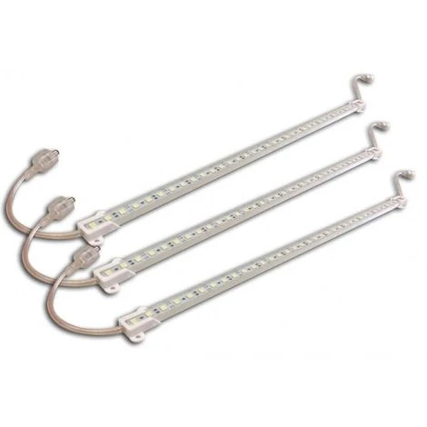 GREENSENSATION Lot De 3 Réglettes à LED 1m IP65 Blanc Chaud Support Aluminium 1 GREENSENSATION Lot De 3 Réglettes à LED 1m IP65 Blanc Chaud Support Aluminium