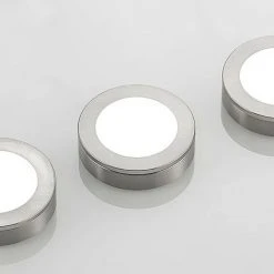 ARCCHIO LED Lampes Sous Meuble à Intensité Variable 'Vilam' En Aluminium Pour Salon & Salle à Manger - Nickel -Promos Réglette & réglette LED Boutique 50741068 4