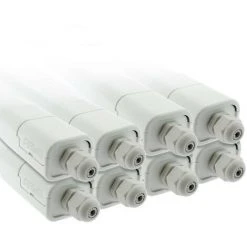 ARUM LIGHTING Lot De 8 Reglettes LED Etanche 24W 120cm IP65 Eq200W PANAMA | Température De Couleur: Blanc Neutre 4000K