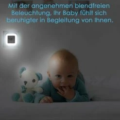 ABCRITAL Veilleuse Led À Intensité Variable Avec Capteur De Mouvement Lot De 2 Douilles De Veilleuse Luminosité Réglable En Continu 3 Modes (Auto/On/Off) Lumière D'Orientation Chambre D'Enfant Couloir Escalier Blanc 9 ABCRITAL Veilleuse Led À Intensité Variable Avec Capteur De Mouvement Lot De 2 Douilles De Veilleuse Luminosité Réglable En Continu 3 Modes (Auto/On/Off) Lumière D'Orientation Chambre D'Enfant Couloir Escalier Blanc -Promos Réglette & réglette LED Boutique 51318588 5