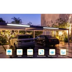 Hengda Luminaire LED Anti-humidité 9W 60cm Blanc Plafonnier De Bureau Pour Salle De Bain Cave Cuisin - Blanc Froid 8 Hengda Luminaire LED Anti-humidité 9W 60cm Blanc Plafonnier De Bureau Pour Salle De Bain Cave Cuisin - Blanc Froid -Promos Réglette & réglette LED Boutique 51346760 4