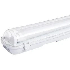 Hengda Réglette Lumineuse LED 60cm 9W - Blanc Froid 4000K-4500K - Double Tube