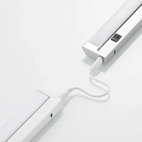 PRIOS LED Lampes Sous Meuble 'Savorik' Pour Cuisine - Argenté, Blanc 4 PRIOS LED Lampes Sous Meuble 'Savorik' Pour Cuisine - Argenté, Blanc – Image 4