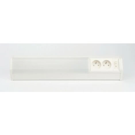 CALI Réglette Blanche T5 13W Av Inter Et 2 Prises 2 Pôles +terre EASY FLUO 3 CALI Réglette Blanche T5 13W Av Inter Et 2 Prises 2 Pôles +terre EASY FLUO – Image 3