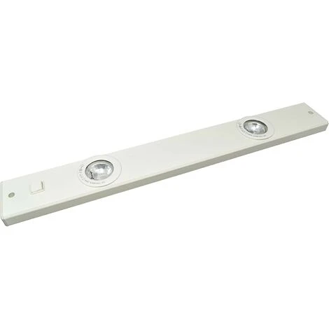 TIBELEC Luminaire Sous Meuble Halogène Avec Inter Blc 55 Cm 1 TIBELEC Luminaire Sous Meuble Halogène Avec Inter Blc 55 Cm