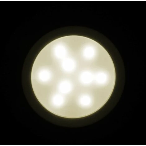 MÜLLER LICHT Lot De 4 Spots LED Cabinet Montage En Saillie Flat, Plastique, 7 W, Blanc, 5,5 X 5,5 X 1 Cm 2 MÜLLER LICHT Lot De 4 Spots LED Cabinet Montage En Saillie Flat, Plastique, 7 W, Blanc, 5,5 X 5,5 X 1 Cm – Image 2