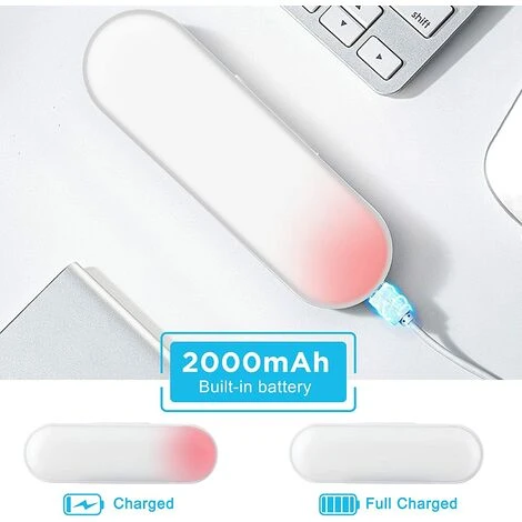 LED Lampe De Placard Dimmable Rechargeable 2000mAh Sans Fil, Triomphe Lumière Réglette Led Avec 5 Couleurs D'éclairage Pour Armoire Placard Cuisine 4 LED Lampe De Placard Dimmable Rechargeable 2000mAh Sans Fil, Triomphe Lumière Réglette Led Avec 5 Couleurs D'éclairage Pour Armoire Placard Cuisine – Image 4