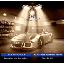 Topdeal 1 PCS Lumière LED Pour Ateliers/garages 7 Topdeal 1 PCS Lumière LED Pour Ateliers/garages -Promos Réglette & réglette LED Boutique 52092559 3