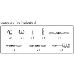 SIGNCOMPLEX Reglette Extra-plate LED 10W Noire L500mm 96leds SMD Chaud 3000K 116lm Diffuseur Clair Alim 12V DC (non Incl) Interieur 5 SIGNCOMPLEX Reglette Extra-plate LED 10W Noire L500mm 96leds SMD Chaud 3000K 116lm Diffuseur Clair Alim 12V DC (non Incl) Interieur -Promos Réglette & réglette LED Boutique 52663966 3