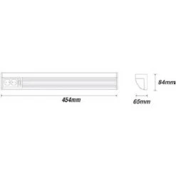 CALI Réglette Blanche T5 8W Avec 2 Prises 2 Pôles Et Terre -Promos Réglette & réglette LED Boutique 53072050 3