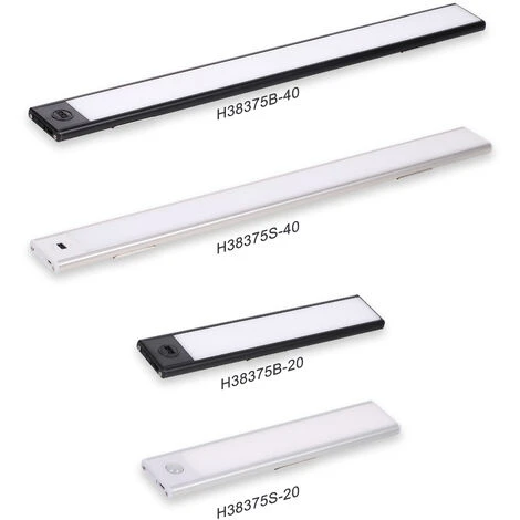 SUPERSELLER Détection De La Lumière De Placard à LED Lampe De Capteur Rechargeable Pour Armoire Lumière De Garde-robe Sans Fil Pour Placard De Cuisine 6000K USB Charge Barre Lumineuse De Placard 3 Modes - Noir 40cm 3 SUPERSELLER Détection De La Lumière De Placard à LED Lampe De Capteur Rechargeable Pour Armoire Lumière De Garde-robe Sans Fil Pour Placard De Cuisine 6000K USB Charge Barre Lumineuse De Placard 3 Modes - Noir 40cm – Image 3