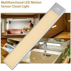 SUPERSELLER LED Détecteur De Mouvement Placard Lumière Super Lumineux Armoire Lumière Sans Fil Veilleuse Pour Tiroir Armoire Cuisine Couloir - 40,5 Cm 7 SUPERSELLER LED Détecteur De Mouvement Placard Lumière Super Lumineux Armoire Lumière Sans Fil Veilleuse Pour Tiroir Armoire Cuisine Couloir - 40,5 Cm -Promos Réglette & réglette LED Boutique 53307356 3