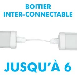 ARUM LIGHTING Reglette LED Etanche 40W PANAMA120cm IP65 Eq400W Interconnectable | Température De Couleur: Blanc Froid 6000K -Promos Réglette & réglette LED Boutique 53482692 4