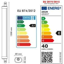 ARUM LIGHTING Reglette LED Etanche 40W PANAMA120cm IP65 Eq400W Interconnectable | Température De Couleur: Blanc Froid 6000K -Promos Réglette & réglette LED Boutique 53482692 5