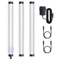 TECKIN Réglette LED Orientable Avec Bouton Tactile 12W 4000K 800LM 80Ra Éclairage Plan De Travail Cuisine Atelier Armoire Placard UL22