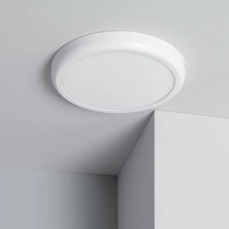 LEDKIA Plafonnier LED Rond Métal 24W Design White Ø300mm Downlight Blanc Neutre 4000K - 4500K - Blanc Neutre 4000K - 4500K 1 LEDKIA Plafonnier LED Rond Métal 24W Design White Ø300mm Downlight Blanc Neutre 4000K - 4500K - Blanc Neutre 4000K - 4500K