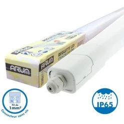 ARUM LIGHTING Lot De 4 Reglettes LED Etanche 24W 120cm IP65 PANAMA | Température De Couleur: Blanc Neutre 4000K -Promos Réglette & réglette LED Boutique 54234345 4